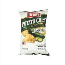 Herrs Potatoes Chip Kettle Cooked Jalapeno 6oz