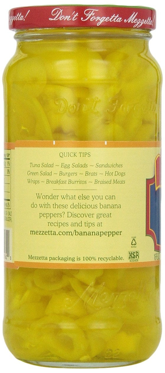 Mezzetta Deli Sliced Mild Pepper Rings 16oz