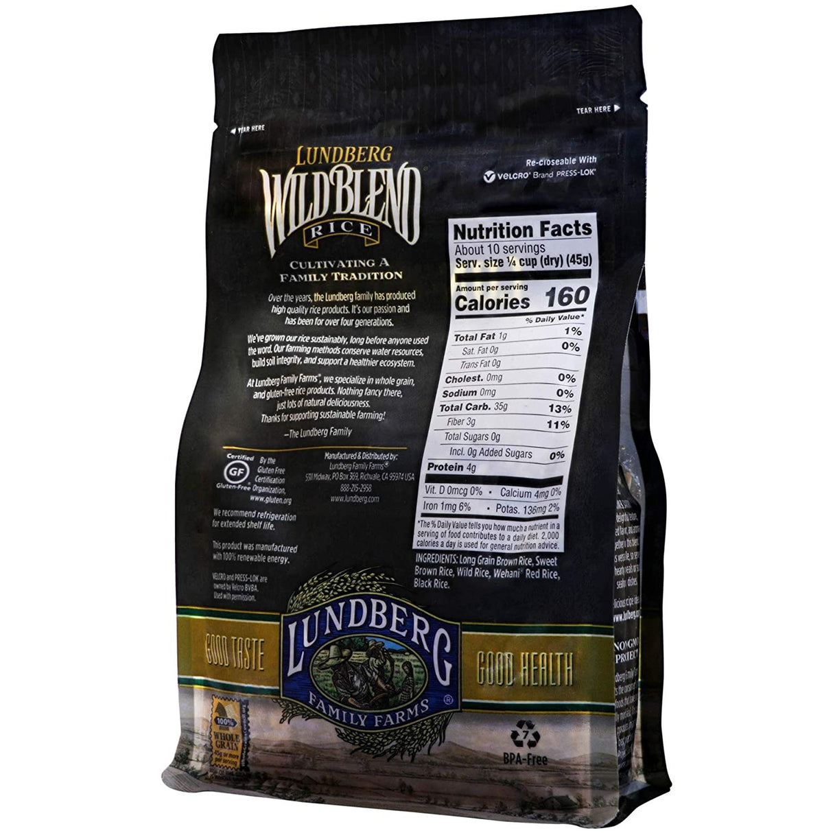 Lundberg Wild Blend Brown Rice 16oz