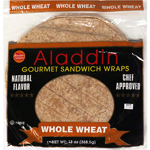 Aladdin Whole Wheat Wraps 13oz