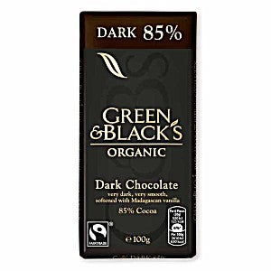 Green & Black Org Dark 85% Chocolate 90g