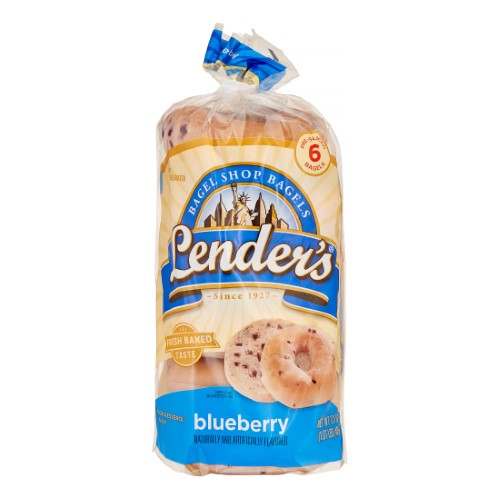 Lender Blueberry Bagel 6s