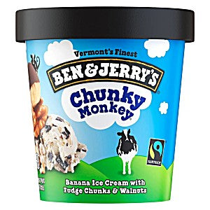 Ben & Jerry Chunky Monkey 16oz