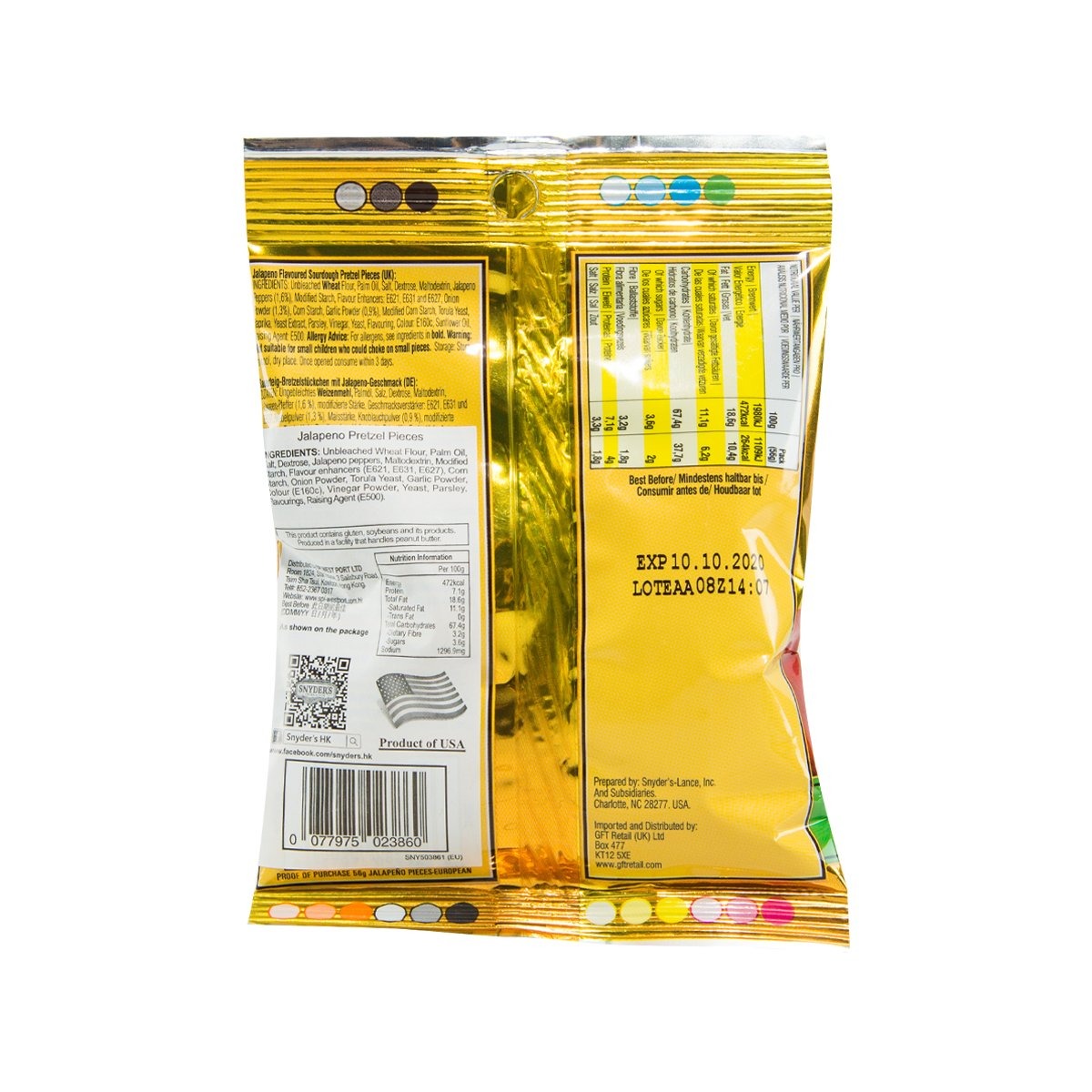 Snyders Jalapeno Pretzel Pieces 2oz