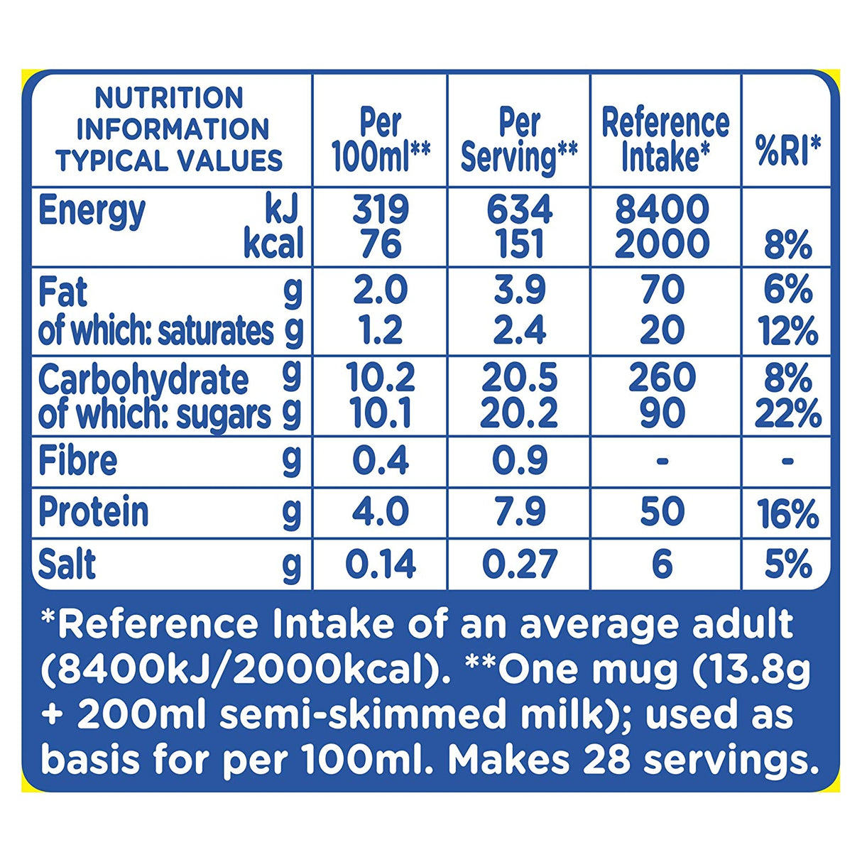 Nestle Nesquick Chocolate 400g