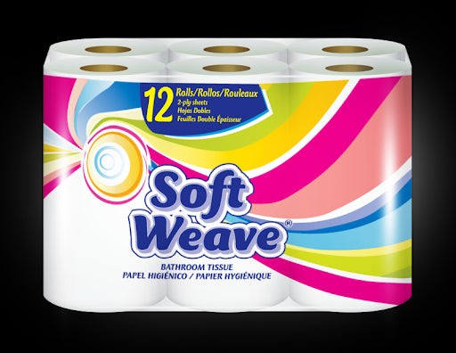 Soft Weave Bathroom Tissue 12s
