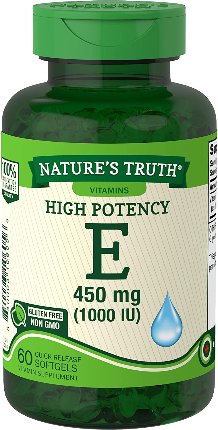 Natures Truth Vit E 1000 IU 450mg 60s