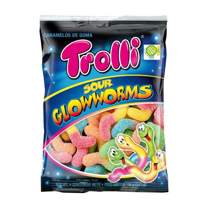 Sour Glow Worms 50g