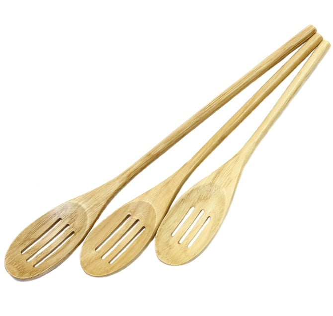 Chef Craft Slotted Wood Spoon Set