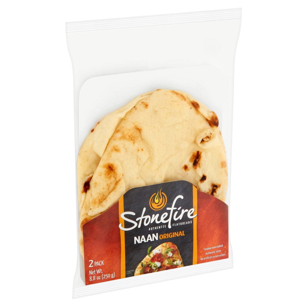 Stonefire Whole Grain Naan Flat Bread 8.8oz