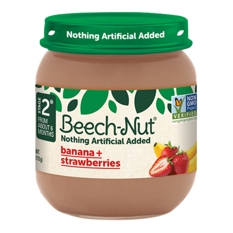 Beech Nut Bananas and Strawberries 4oz