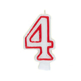 Unique #4 Birthday Candle 1pk