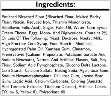 O Spunkmeyer Cheese Danish 78g