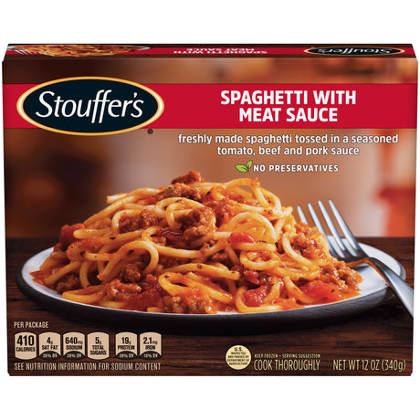 Stouffers Spaghetti And Meat Sauce 12oz