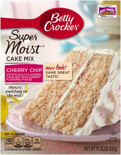 BC Cherry Chip Cake Mix 15.25 oz