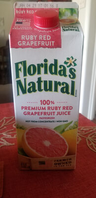 F Natural Ruby Red Grapefruit Juice 52oz