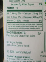 F Natural Ruby Red Grapefruit Juice 52oz