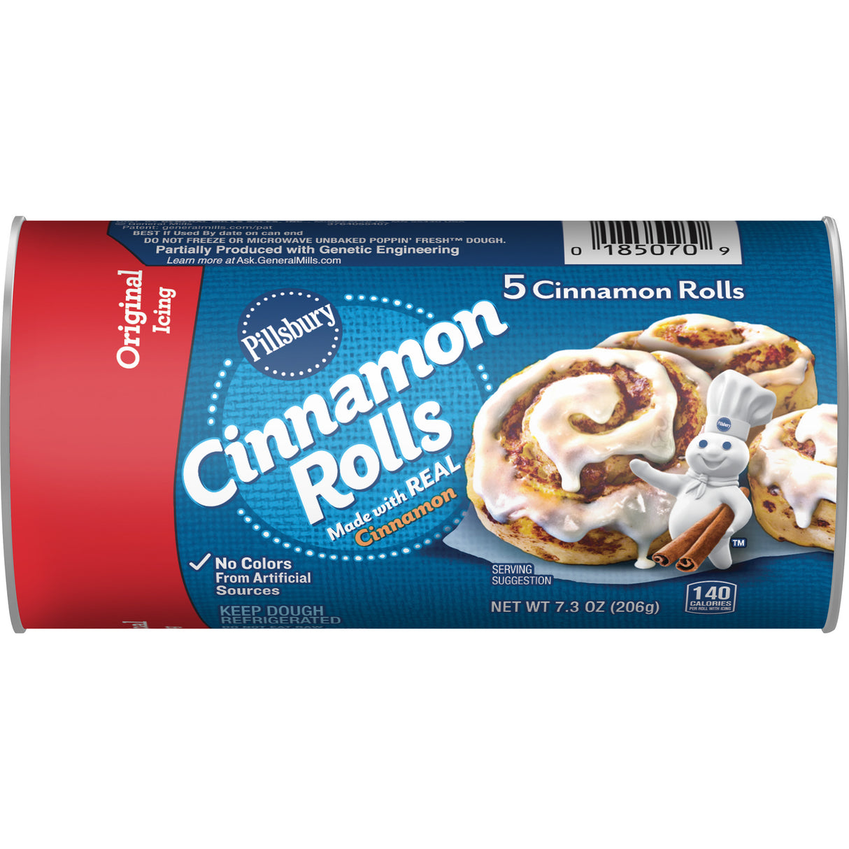 Pillsbury 5 Cinnamon Rolls w Icing 7.3oz