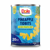 Dole Pineapple Tidbits in P Juice 20oz