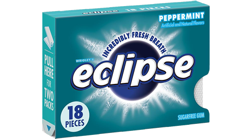 Eclipse Peppermint Gum18 pcs