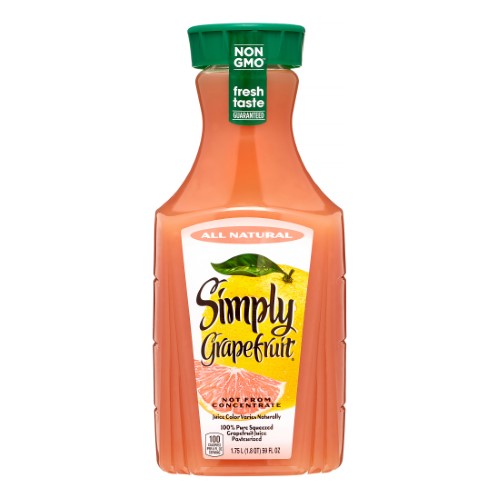 Simply All Natural Grapefruit Juice 52oz