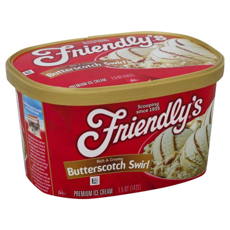 Friendly's Butterscotch Swirl 1.42L