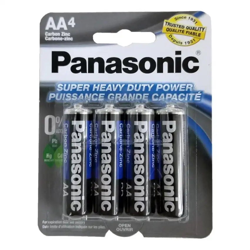 Panasonic Heavy Duty Batteries  AA4