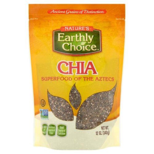 Earthly Choice Chia Seeds 8oz