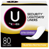 U by Kotex C & S Ex. Coverage Liners 80s