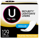 U by Kotex C & S Regular Liners 129s