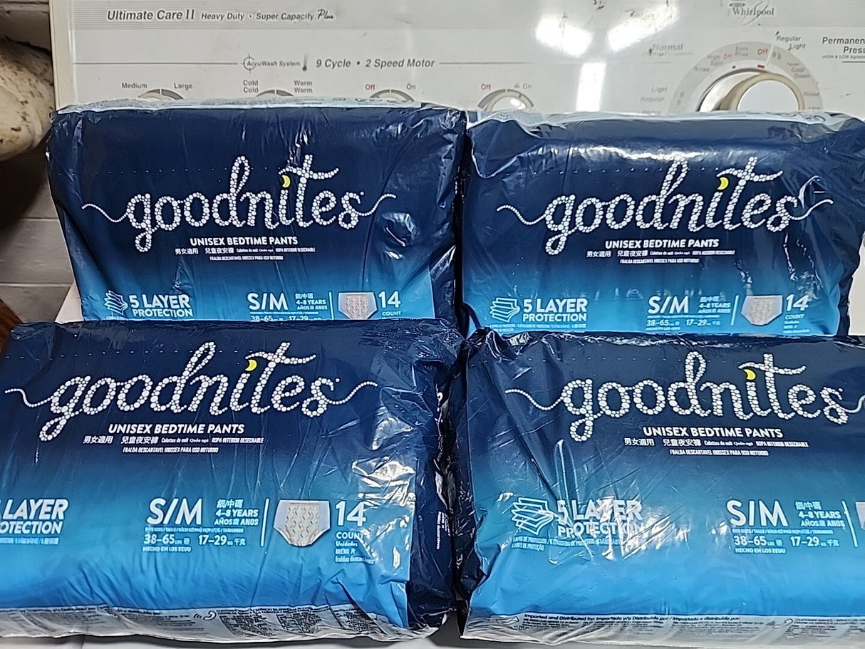 Goodnites Unisex Bedtime Pants 14s