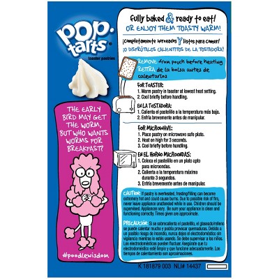 Poptarts Choc Vanilla Creme 8s 14.1oz
