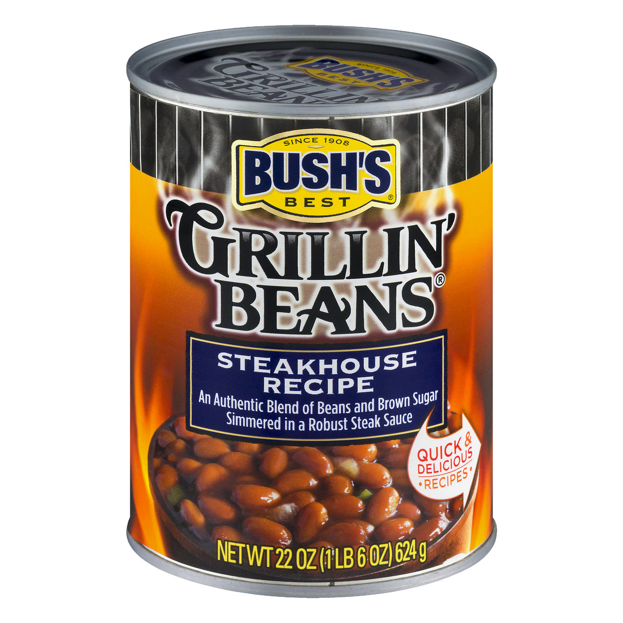 Bushs Grill Beans Stkhse 22oz