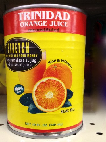 Trinidad Orange Juice Sweetened 19oz