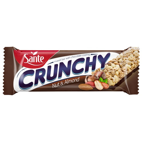 Sante Crunchy Nut, Almond & Choco 40g
