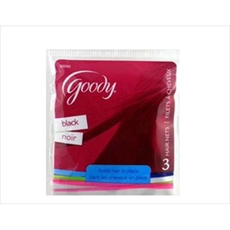Goody Ouchless Black Hair Nets 3s