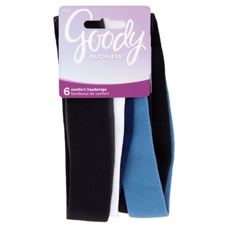 Goody Comfort Headwraps Thin Nylon 6s