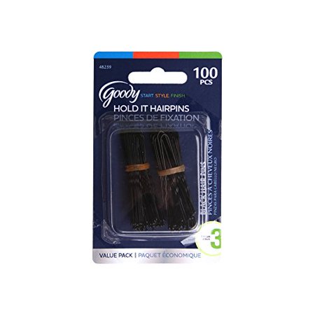 Goody Hair Pins Black 100pcs