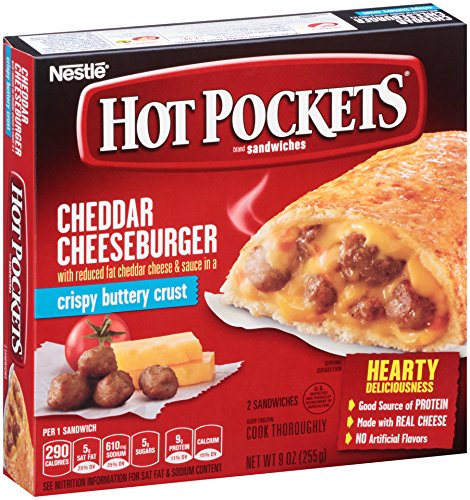 Hot Pockets Cheddar Cheeseburger 9oz