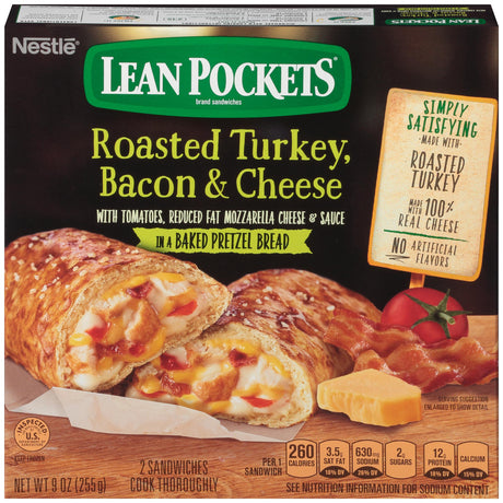 Lean Pockets RstdTurkey Bac & Cheese 9oz
