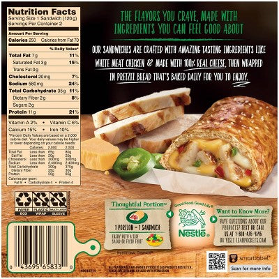 LPockets Chicken Jalapeno Cheese 9oz