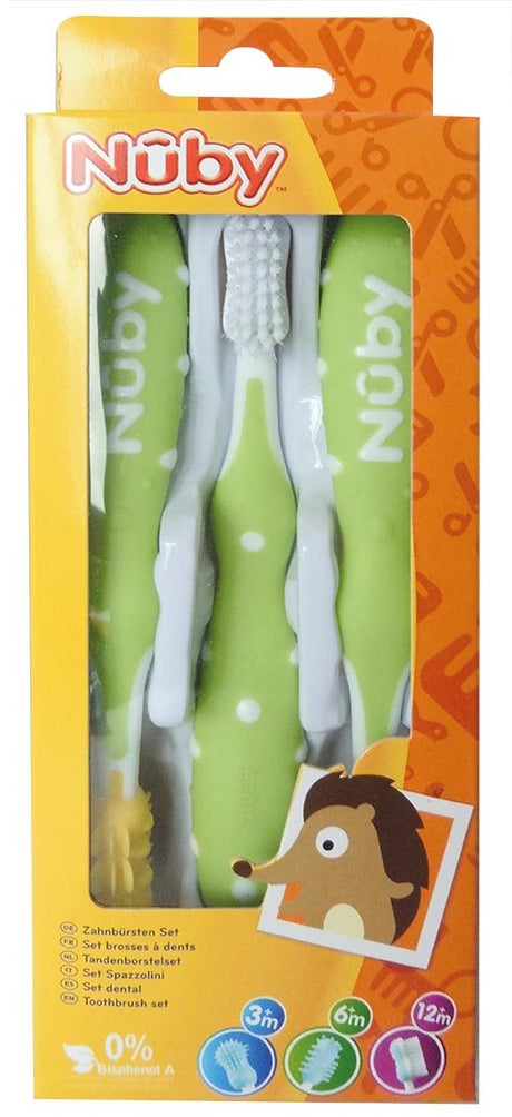 Nuby 3 Stage Sytem Oral Care Set