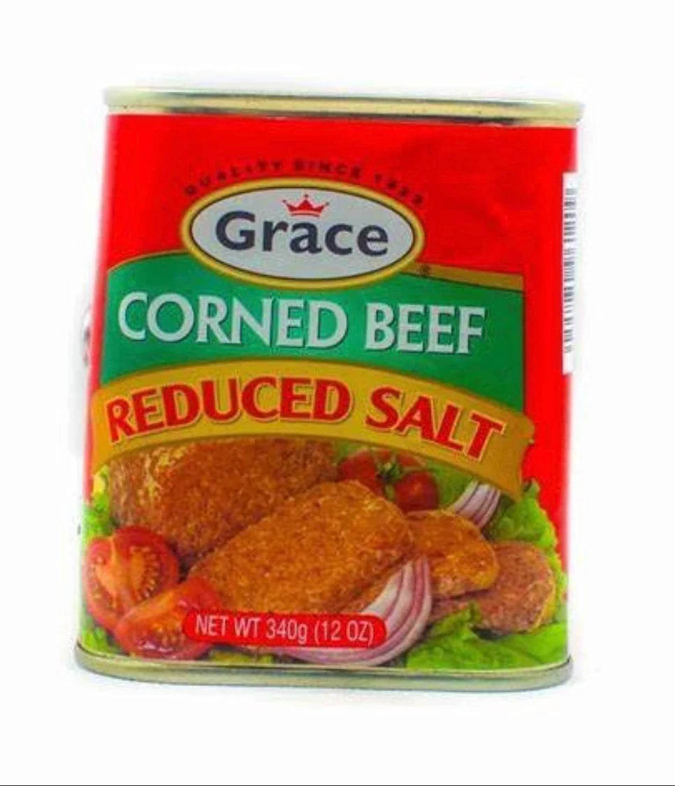 Grace Corned Beef: Reduced Salt 12oz