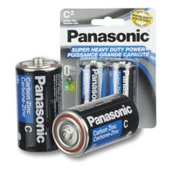 Panasonic Heavy Duty C Batteries 2s