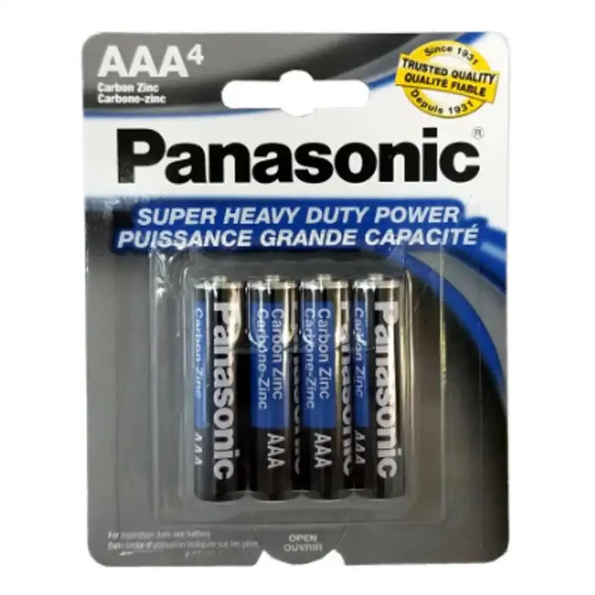 Panasonic Heavy Duty Batteries AAA4