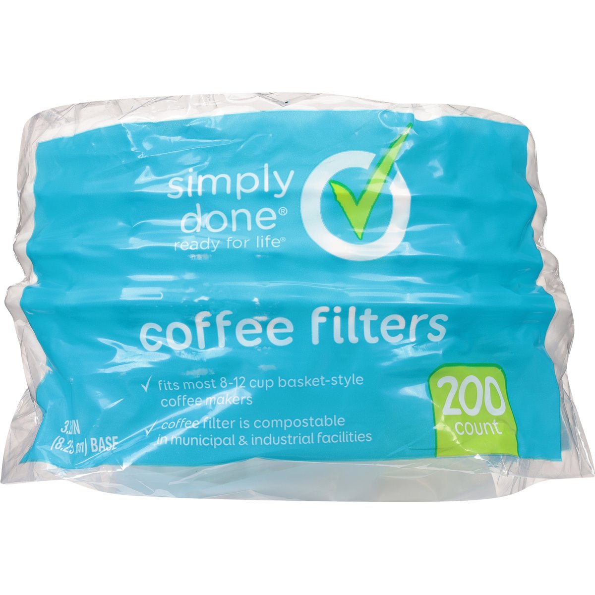 Simply Done 8-12 Cup Coff. Filters 200ct