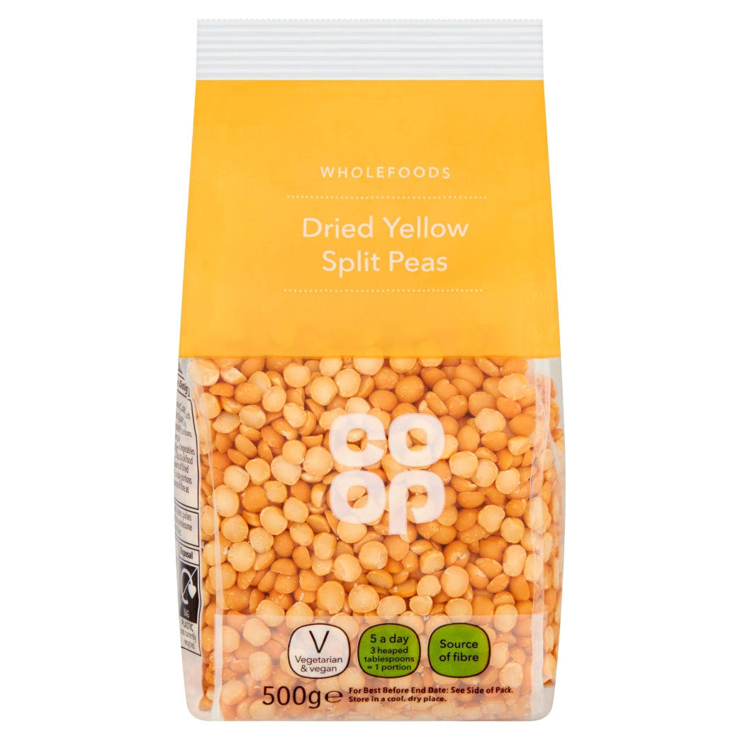 Co-Op Dried Yellow Split Peas 500g