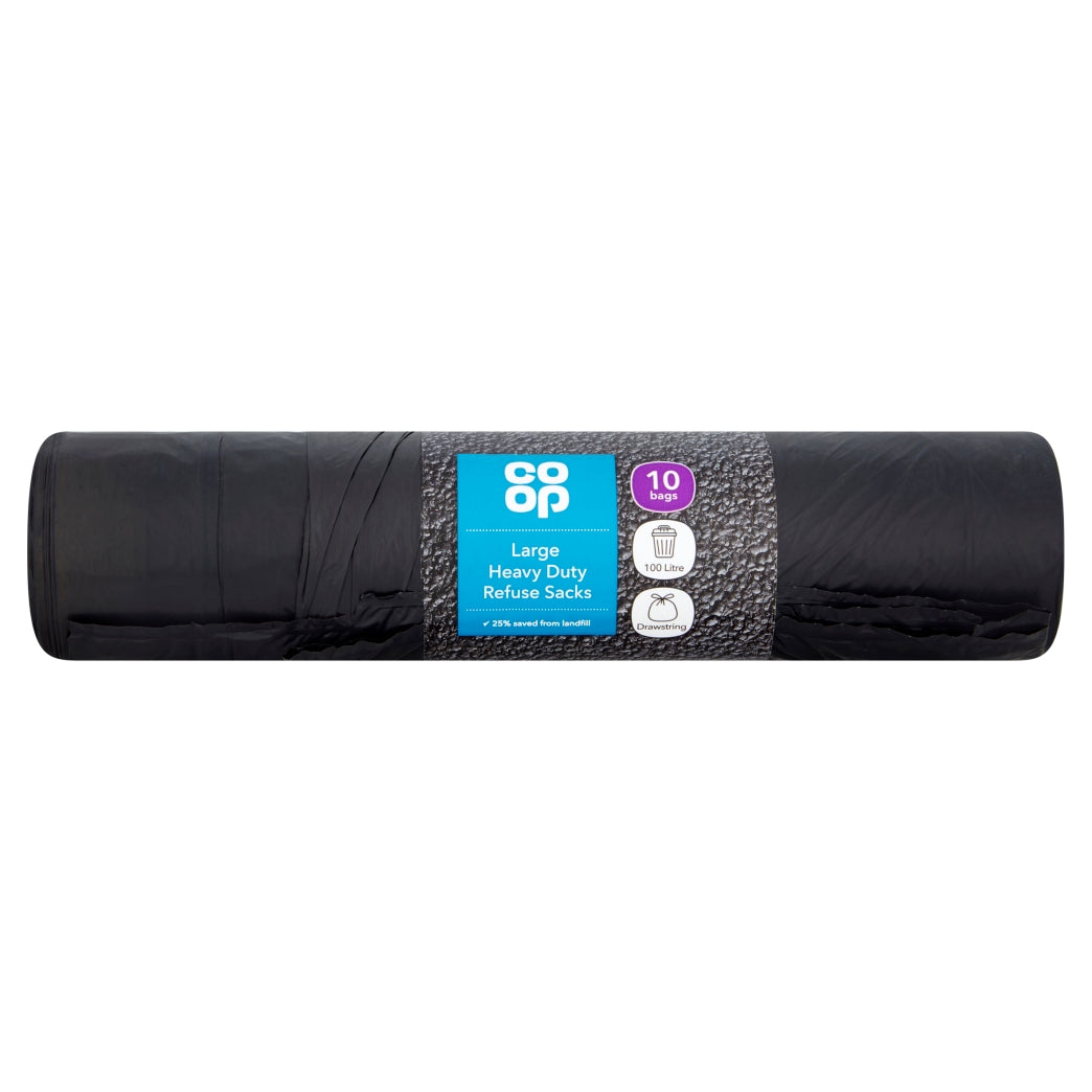 CO-Op Large Heavy Duty Bags 10s