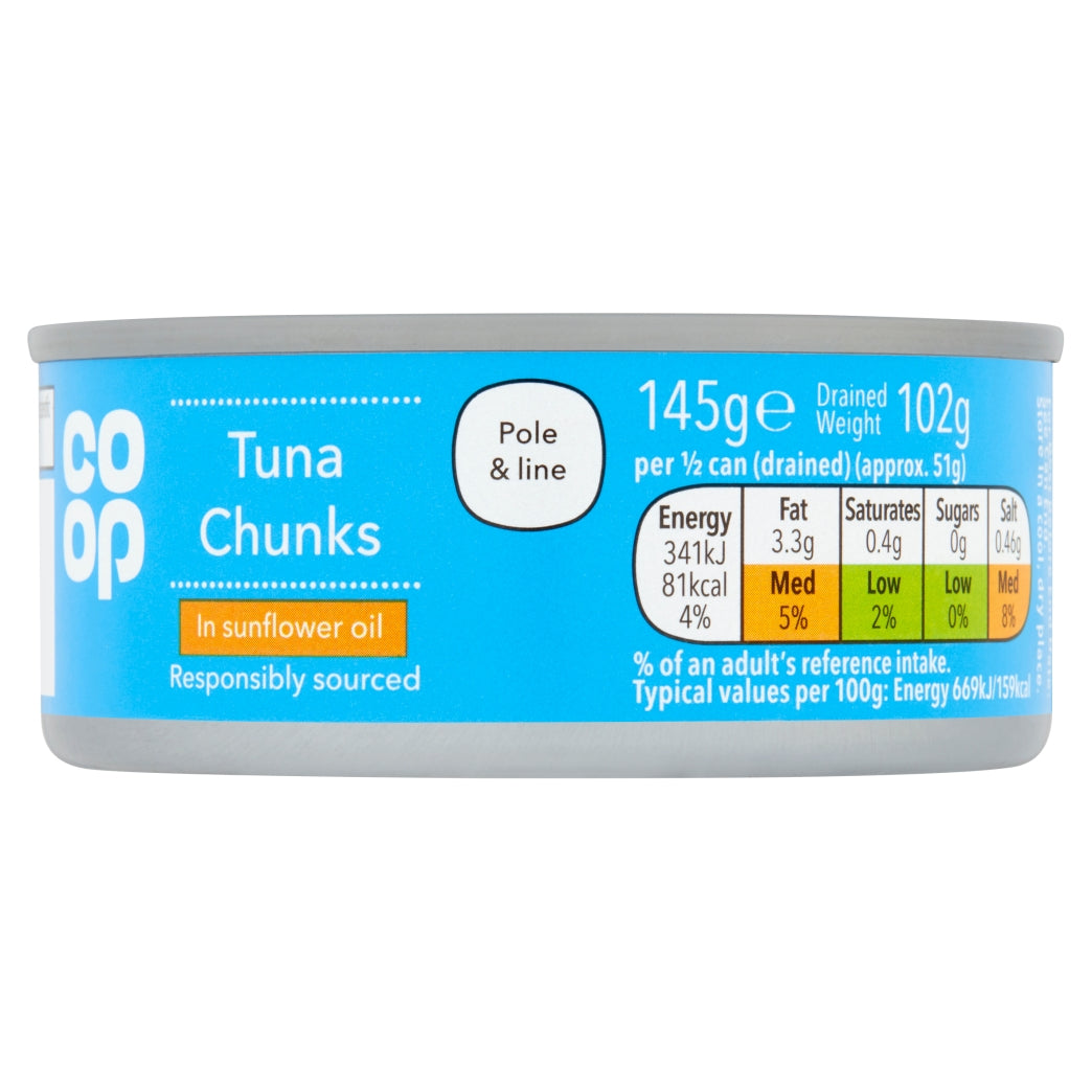 Co-Op Tuna Chunks In S Oil 145g