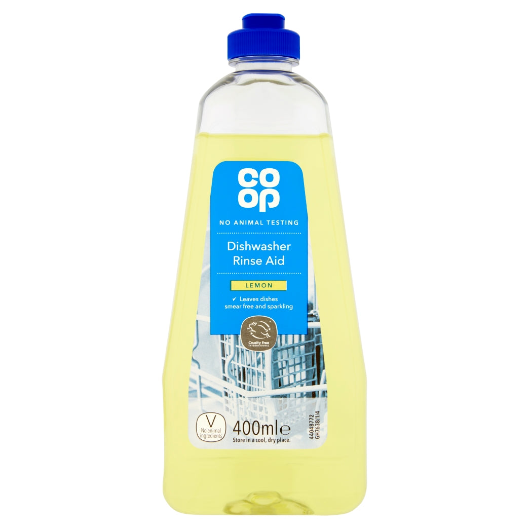 Co-Op D Washer Rinse Aid Lemon 400ml